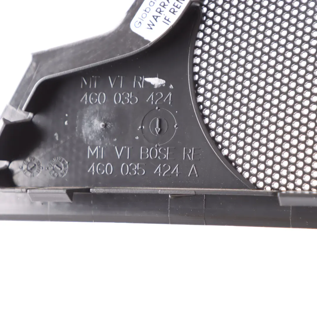 Audi RS6 C7 Osłona Blenda Głośnika Drzwi Prawy Przód - SKU 4G0035424A - Numer Części 4G0035424A