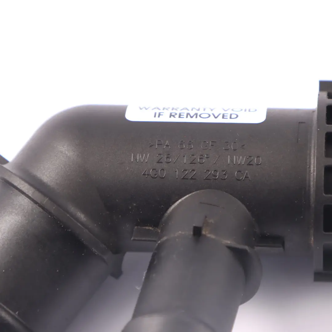 Audi A4 B8 A6 C7 2.0 TDI Wasser Kühlmittel Rohr Schlauch Leitung - SKU 4G0122293CA - Teilenummer 4G0122293CA
