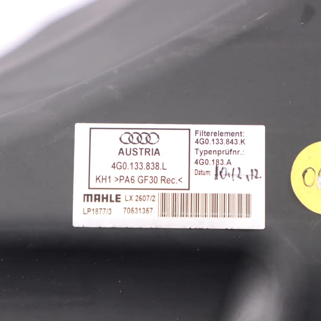 Audi A6 C7 2.0 TDI CGLC Diesel Luftfilterkasten Gehäuse - SKU 4G0133838L - Teilenummer 4G0133838L