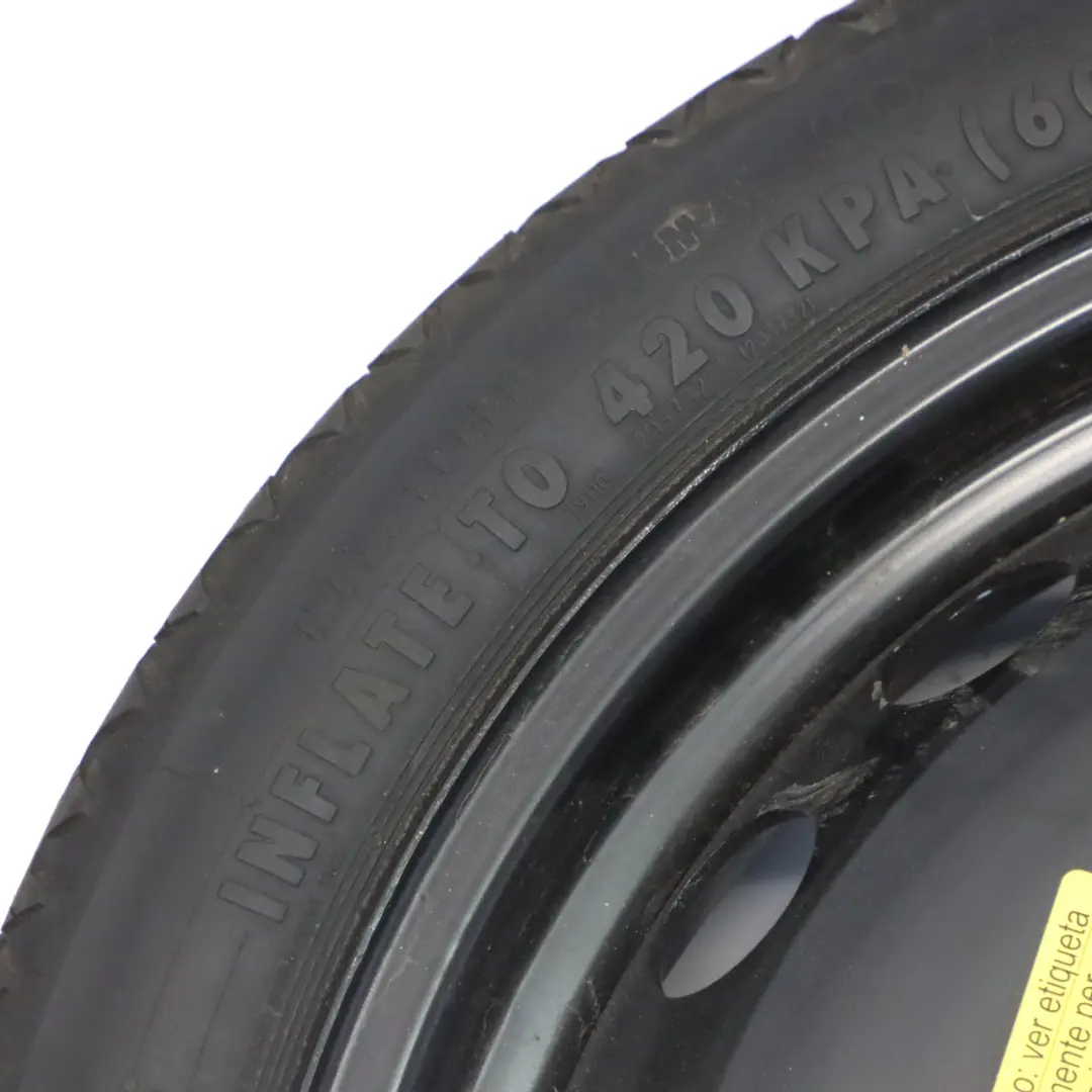 Audi A6 C7 Roue secours 20" 4.5J ET:22 Pneumatique Continental 145/60 - SKU 4G0601027 - Numéro de pièce 4G0601027