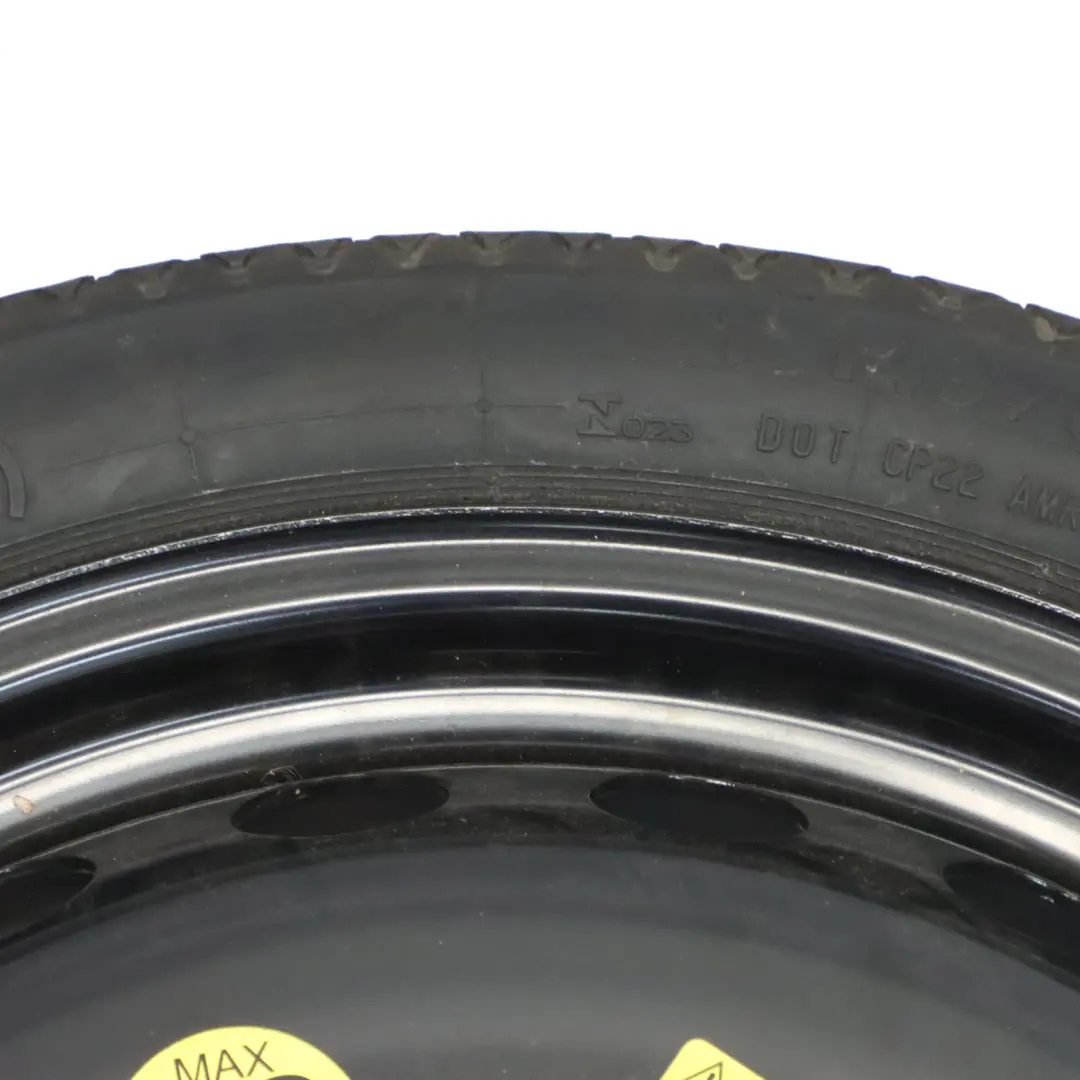 Audi A6 C7 Roue secours 20" 4.5J ET:22 Pneumatique Continental 145/60 - SKU 4G0601027 - Numéro de pièce 4G0601027