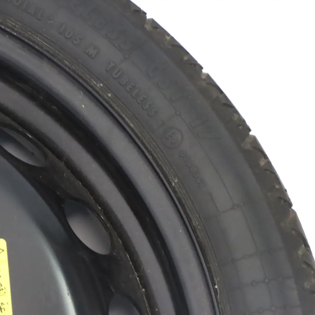 Roue secours 20" 4.5J ET:22 Pneumatique Continental 145/60 pour Audi A6 C7 à propos du numéro de pièce 4G0601027 Audi A6 C7 Roue secours 20" 4.5J ET:22 Pneumatique Continental 145/60 - SKU 4G0601027 - Numéro de pièce 4G0601027