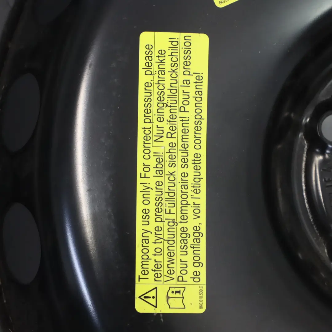 Roue secours 20" 4.5J ET:22 Pneumatique Continental 145/60 pour Audi A6 C7 à propos du numéro de pièce 4G0601027 Audi A6 C7 Roue secours 20" 4.5J ET:22 Pneumatique Continental 145/60 - SKU 4G0601027 - Numéro de pièce 4G0601027
