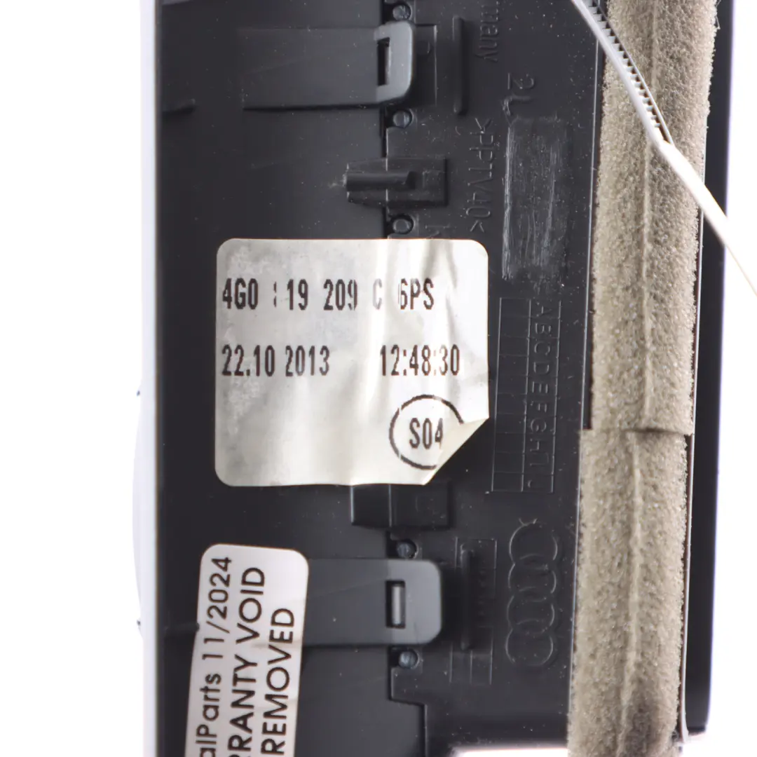 Pillar Column Upper Air Vent Grille Left N/S to Audi RS6 C7 B with Part number 4G0819209C Audi RS6 C7 B Pillar Column Upper Air Vent Grille Left N/S - SKU 4G0819209C - Part number 4G0819209C