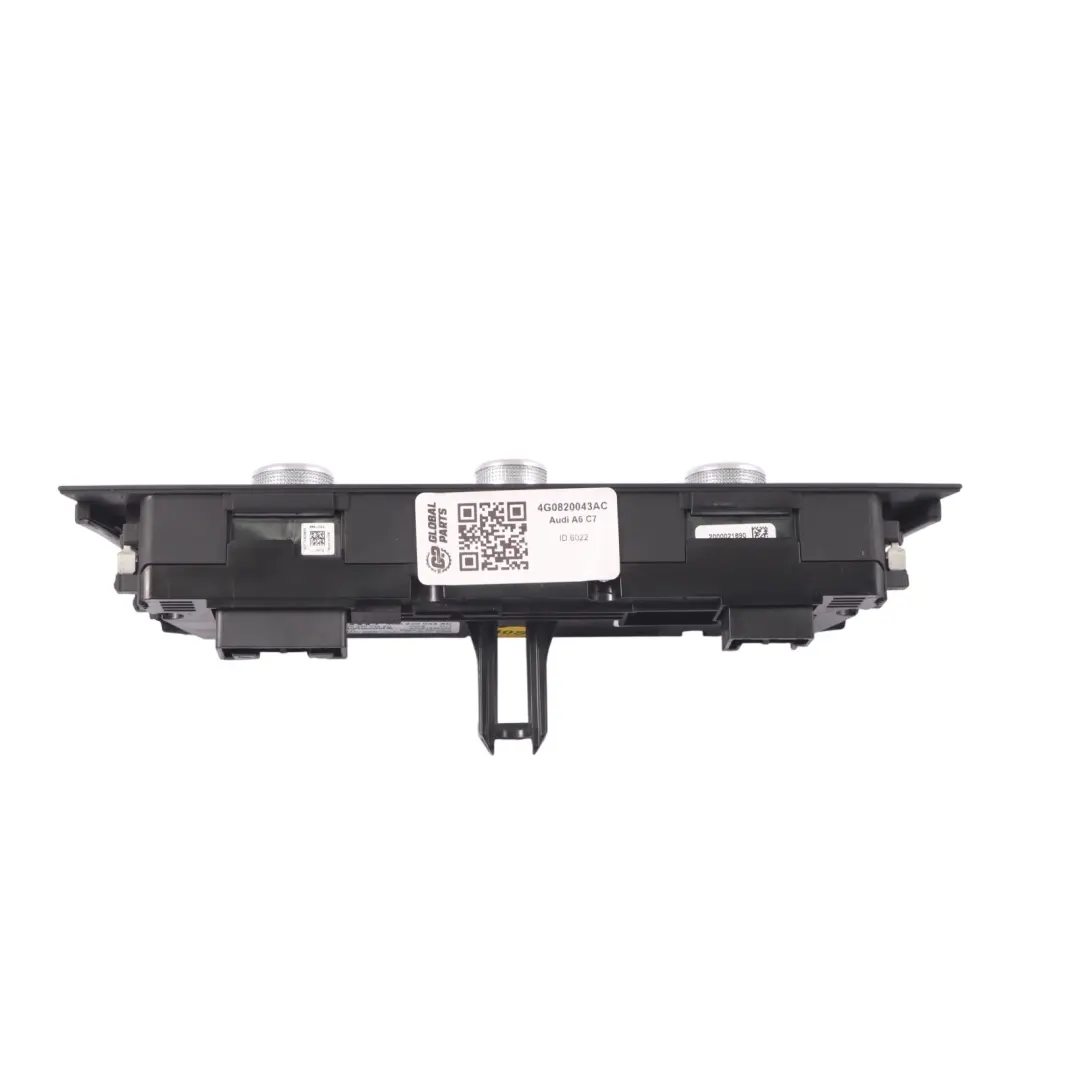 AUDI A6 C7 A/C Air Condition Climate Heater Control Switch Panel - SKU 4G0820043AC - Part number 4G0820043AC