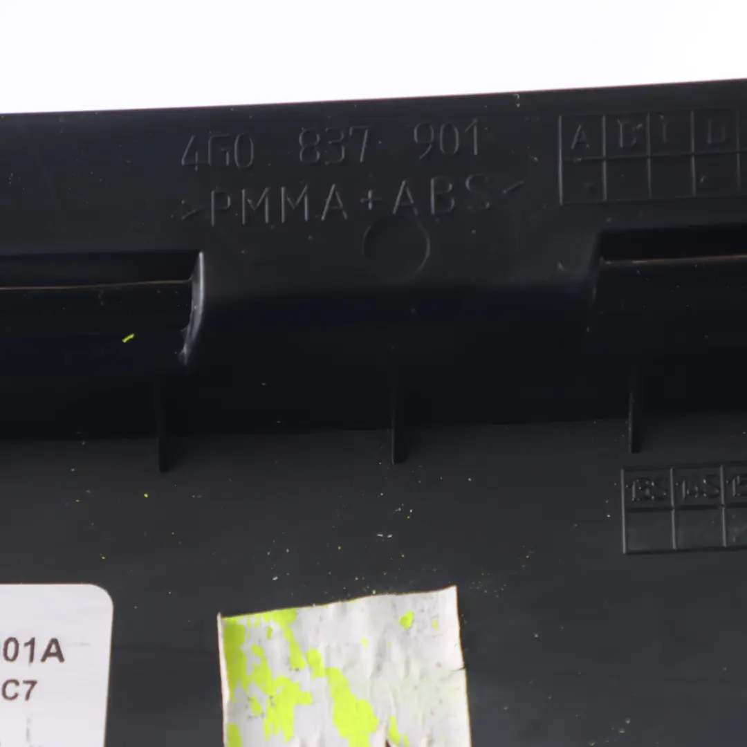 Rivestimento anteriore colonna B Pannello esterno sinistro per Audi A6 C7 con numero di parte 4G0837901A Audi A6 C7 Rivestimento anteriore colonna B Pannello esterno sinistro - SKU 4G0837901A - Numero di parte 4G0837901A
