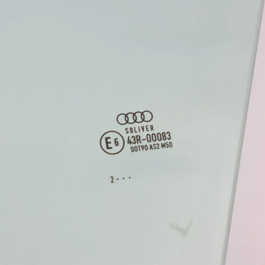 Audi A6 C7 Front Door Window Glass Left N/S AS2 - SKU 4G0845201 - Part number 4G0845201