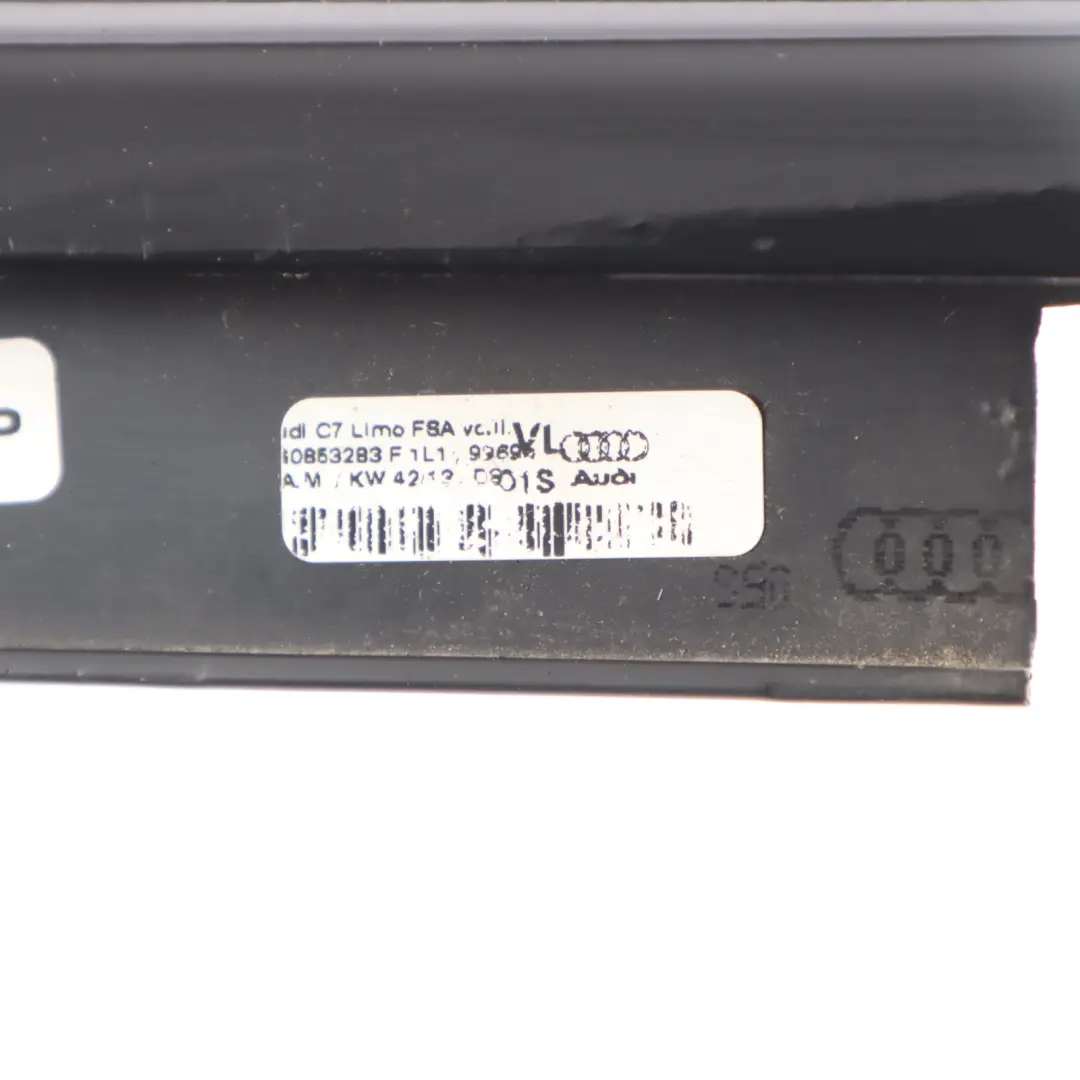 Door Moulding Strip Cover Front Left N/S to Audi RS6 C7 with Part number 4G0853283F Audi RS6 C7 Door Moulding Strip Cover Front Left N/S - SKU 4G0853283F - Part number 4G0853283F