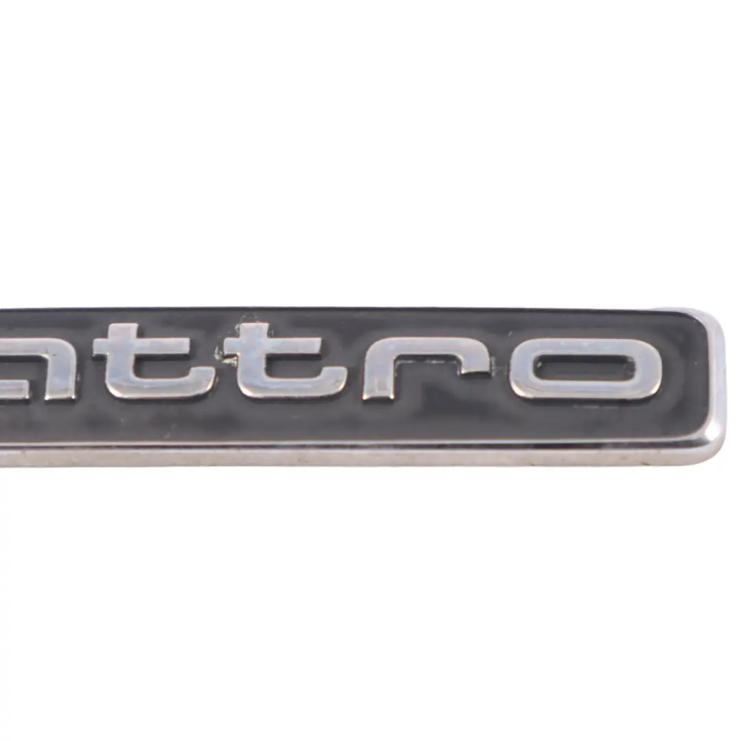 Audi Q3 8U Trunk Badge Rear Emblem Lettering Quattro - SKU 4G0853737 - Part number 4G0853737