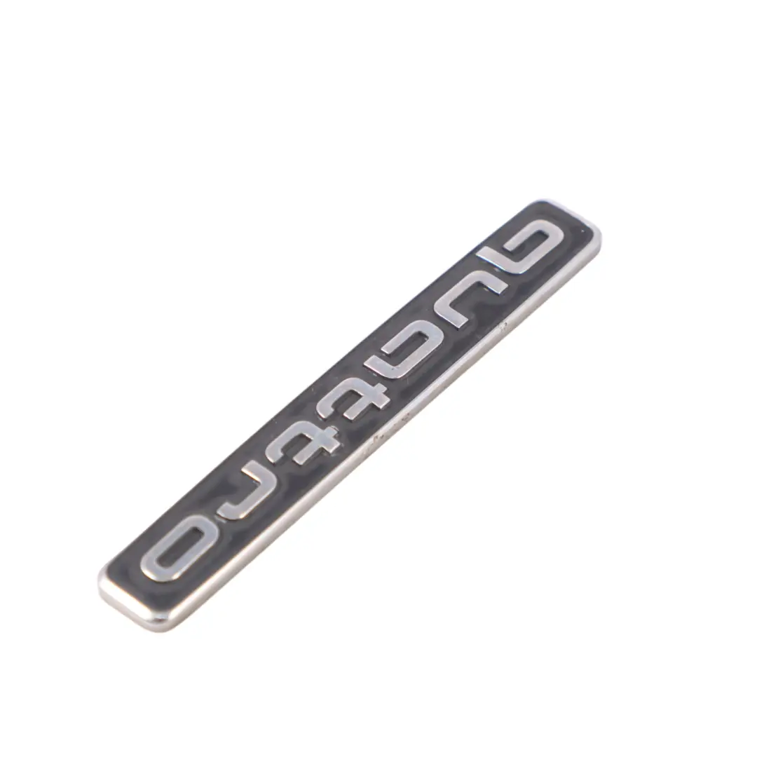 Audi Q3 8U Trunk Badge Rear Emblem Lettering Quattro - SKU 4G0853737 - Part number 4G0853737