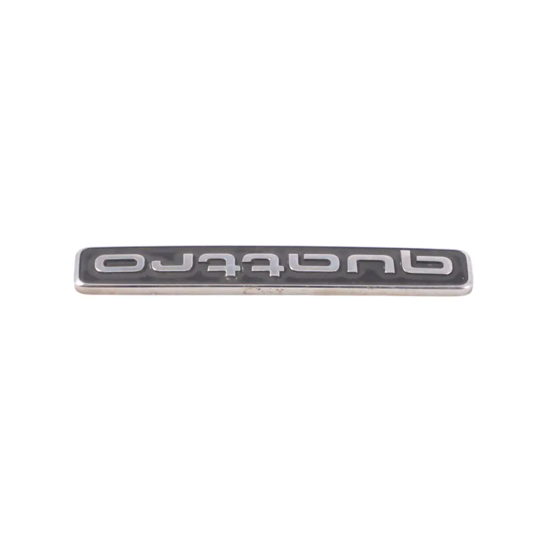 Trunk Badge Rear Emblem Lettering Quattro to Audi Q3 8U with Part number 4G0853737 Audi Q3 8U Trunk Badge Rear Emblem Lettering Quattro - SKU 4G0853737 - Part number 4G0853737