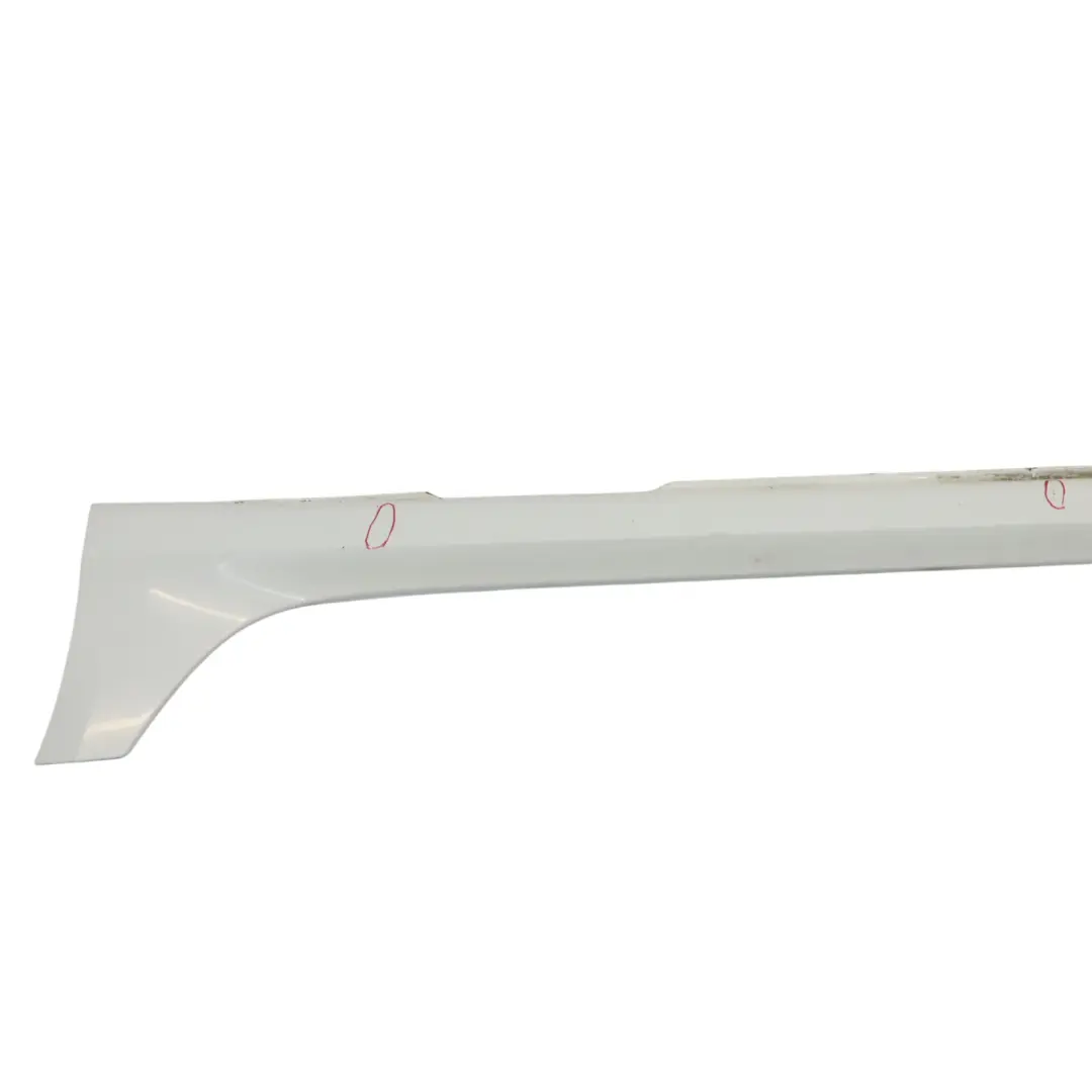 Audi A6 4G Minigonna laterale sinistra davanzale pannello Ibis Bianco - Y9C - SKU 4G0853855F-IWH - Numero di parte 4G0853855F