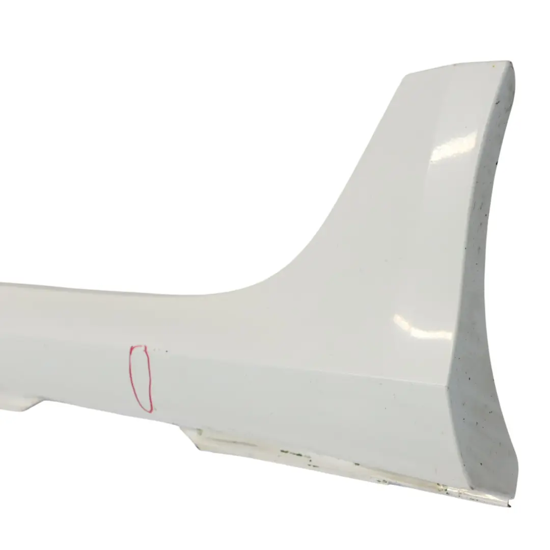Audi A6 4G Faldón Lateral Izquierdo Panel Cubre umbral Ibis Blanco - Y9C - SKU 4G0853855F-IWH - Número de pieza 4G0853855F