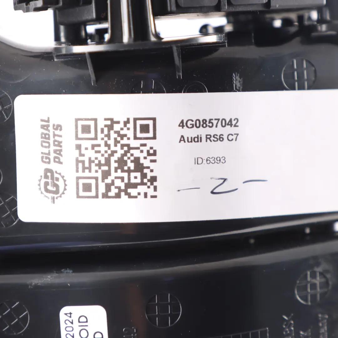 Audi A6 RS6 C7 Conductos Ventilación Cubierta Conducto Aire Trasero - SKU 4G0857042 - Número de pieza 4G0857042