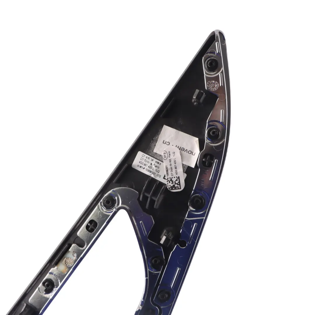 Audi A6 C7 Rear Door Grab Handle Trim Cover Surround Right O/S - SKU 4G0867420L - Part number 4G0857420L