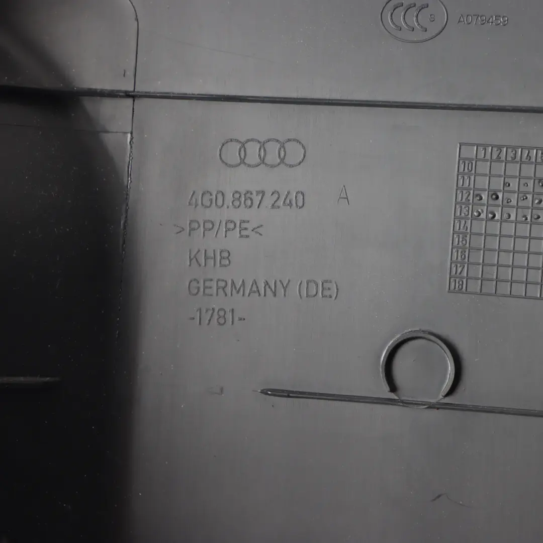 Audi RS6 C7 Osłona Słupka B Prawy - SKU 4G0867240A - Numer Części 4G0867240A