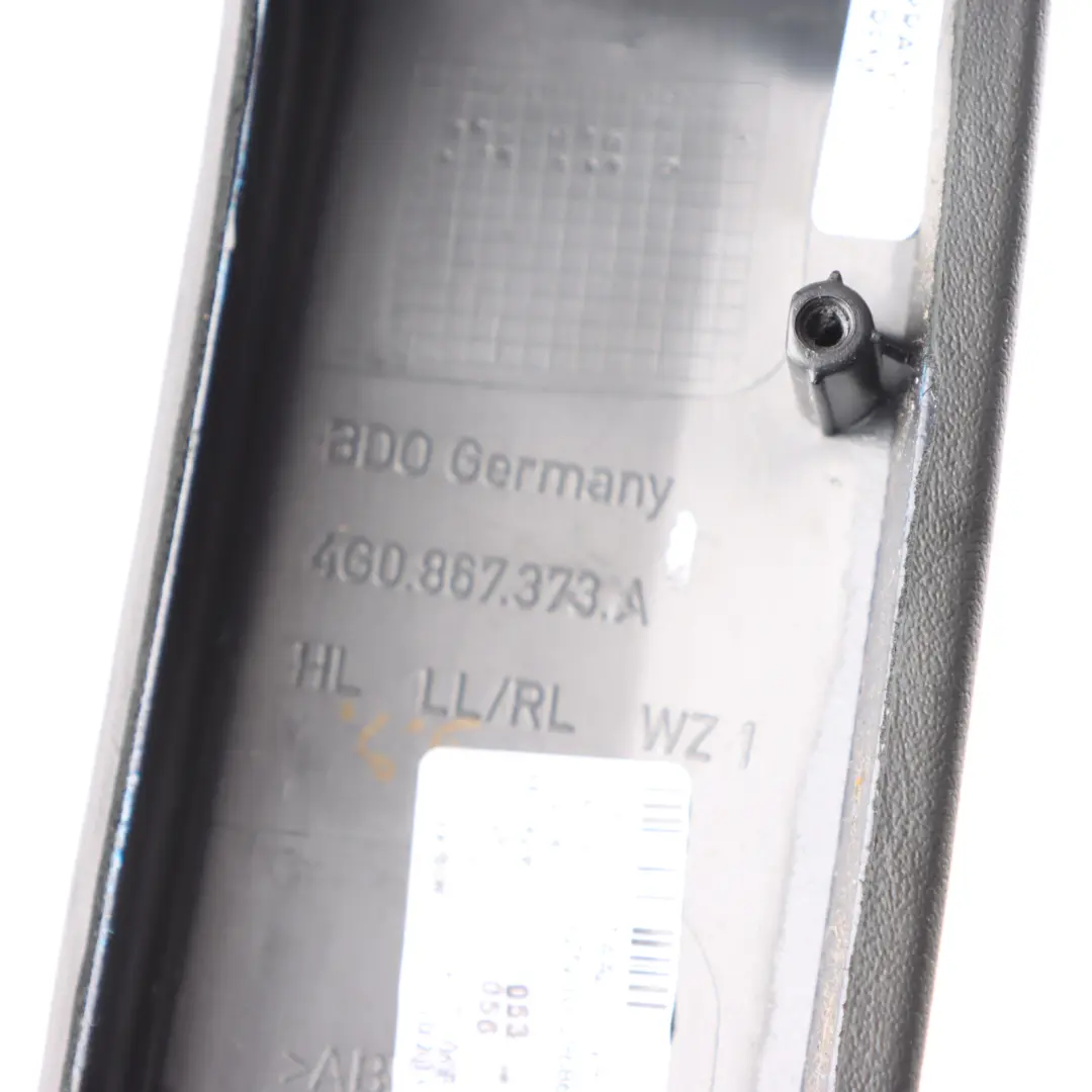 Audi RS6 C7 Armrest Quarter Door Card Rear Left N/S Panel Leather - SKU 4G0867373A - Part number 4G0867373A
