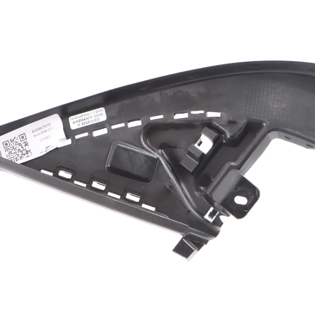 Cadre Garniture Vitre Intérieure Porte Avant Droite Audi RS6 C7 pour à propos du numéro de pièce 4G0867610 Cadre Garniture Vitre Intérieure Porte Avant Droite Audi RS6 C7 - SKU 4G0867610 - Numéro de pièce 4G0867610