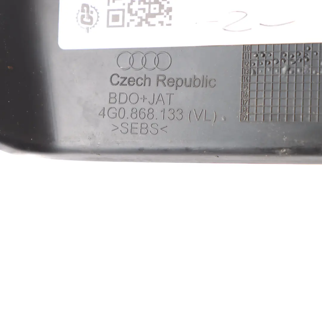 Audi RS6 C7 Vassoio Anteriore Tappetino Inserto Gomma Trim Sinistro - SKU 4G0868133 - Numero di parte 4G0868133