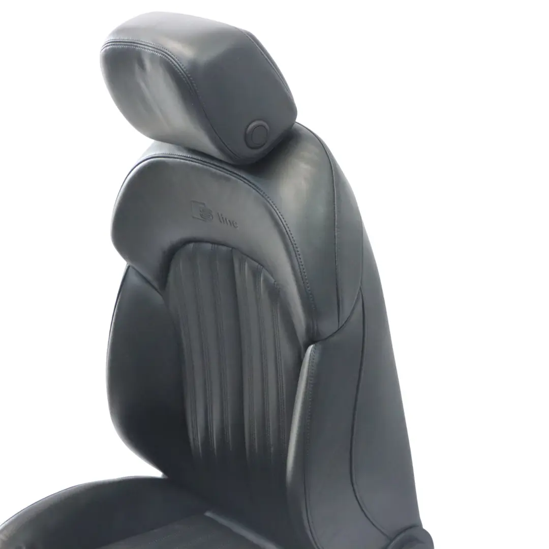 Audi A6 C7 Front Sport Seat Left N/S S-Line Heated Interior Leather Soul Black - SKU 4G0881805BD-1 - Part number 4G0881805BD