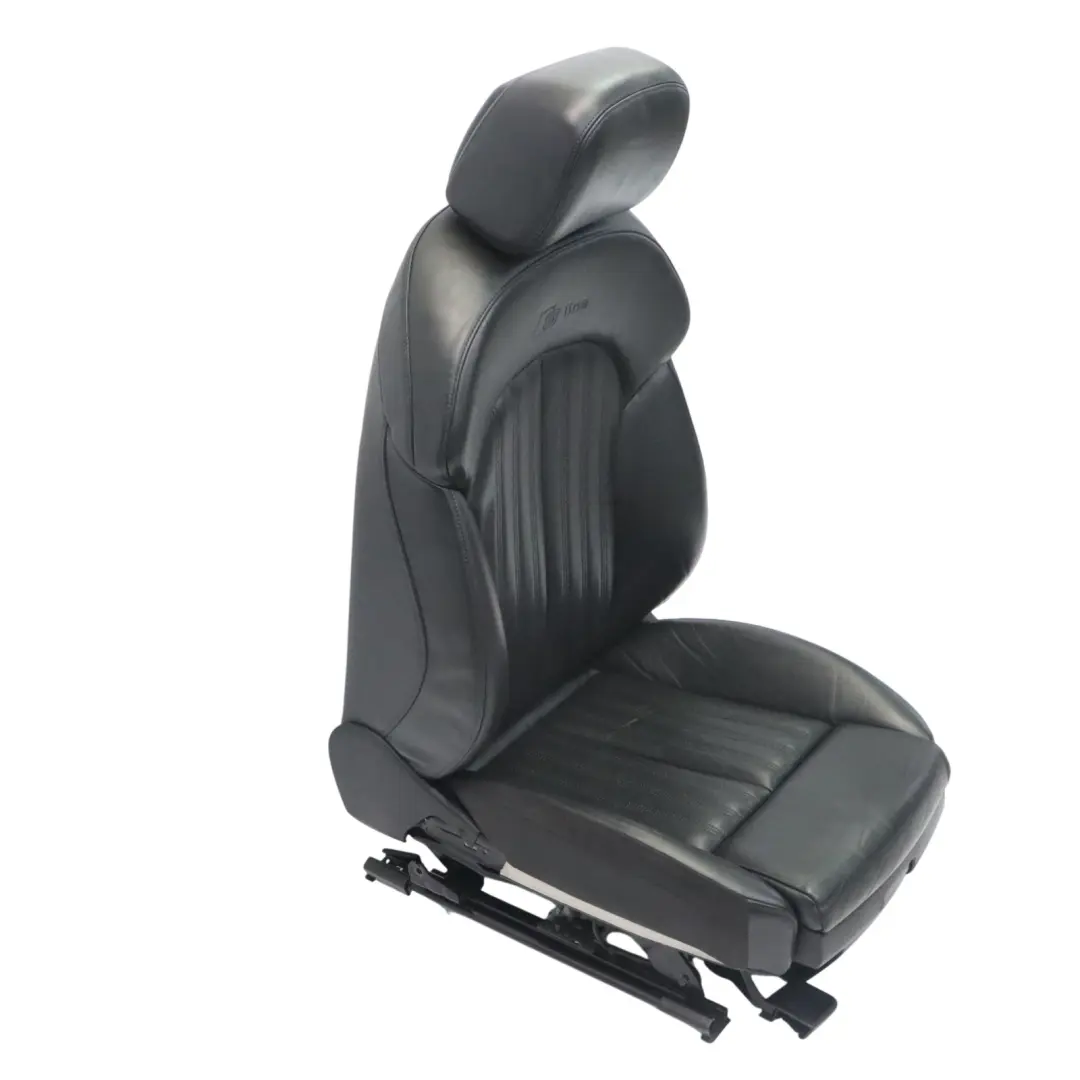 Audi A6 C7 Vorne Sport Sitz Links S-Line Beheizt Innenraum Leder Seele Schwarz - SKU 4G0881805BD-1 - Teilenummer 4G0881805BD