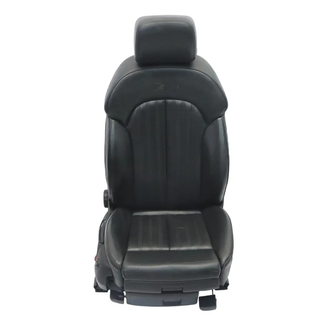 Audi A6 C7 Asiento Deportivo Delantero Derecho S-Line Cuero Soul Negro - SKU 4G0881806BD-1 - Número de pieza 4G0881806BD