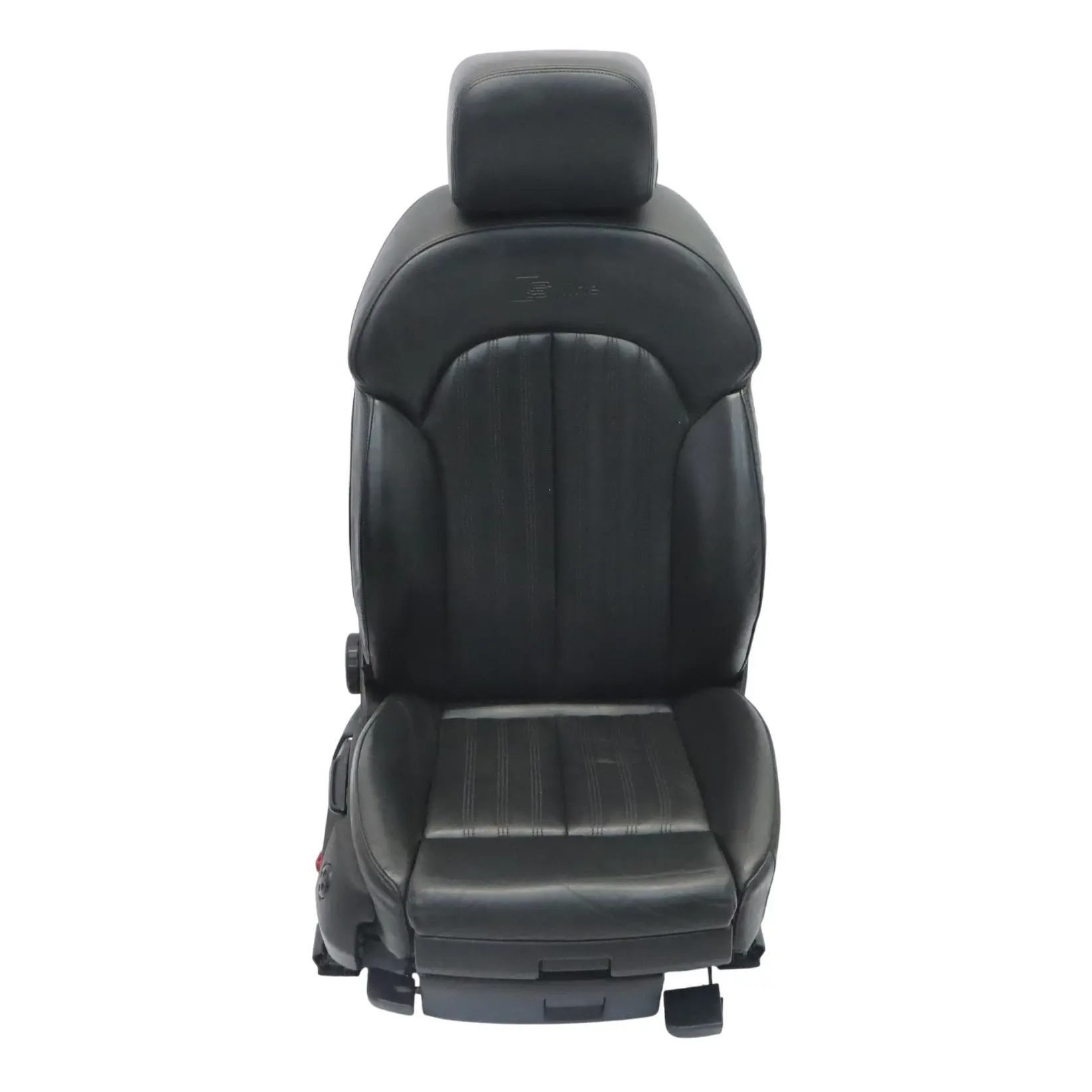 Audi A6 C7 Sedile anteriore sportivo destro S-Line riscaldato pelle Soul Nero
