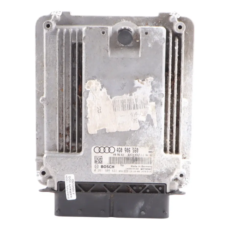 4.0TFSI CRDB 560HP Engine Control Unit ECU Automatic to Audi RS6 C7 with Part number 4G0906560 Audi RS6 C7 4.0TFSI CRDB 560HP Engine Control Unit ECU Automatic - SKU 4G0906560 - Part number 4G0906560