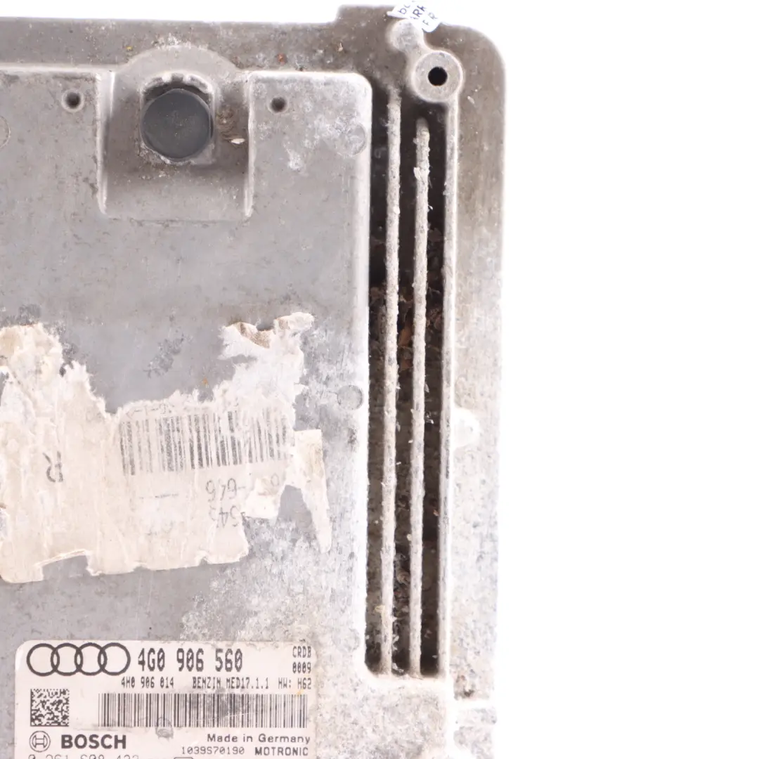 Audi RS6 C7 4.0TFSI CRDB 560HP Engine Control Unit ECU Automatic - SKU 4G0906560 - Part number 4G0906560