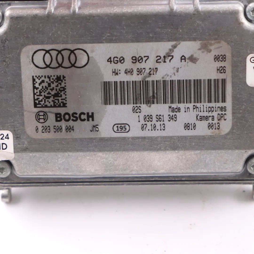 Front Camera Assist Line Unit to Audi A6 A7 A8 RS6 C7 with Part number 4G0907217A Audi A6 A7 A8 RS6 C7 Front Camera Assist Line Unit - SKU 4G0907217A - Part number 4G0907217A