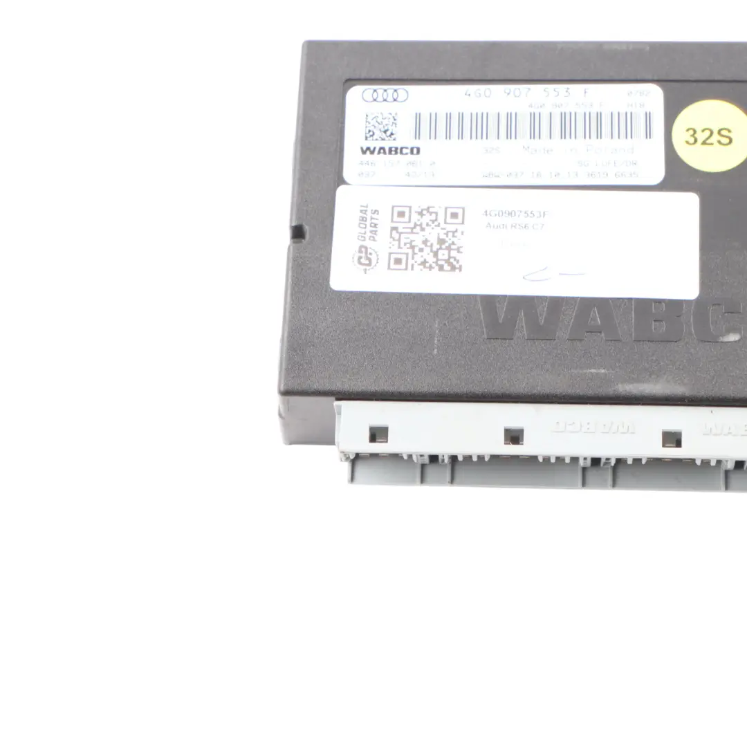 Audi RS6 C7 4G Module de suspension pneumatique la régulation WABCO - SKU 4G0907553F - Numéro de pièce 4G0907553F