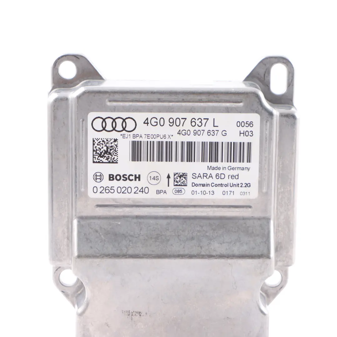 Audi RS6 C7 Aceleración Yaw Rate Sensor Módulo Unidad de Control ECU - SKU 4G0907637L - Número de pieza 4G0907637L