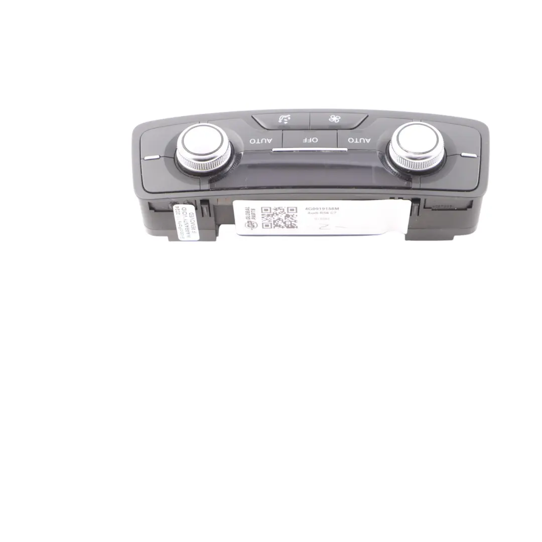 Condition A/C Climate Control Module Unit to Audi RS6 C7 Air with Part number 4G0919158M Audi RS6 C7 Air Condition A/C Climate Control Module Unit - SKU 4G0919158M - Part number 4G0919158M