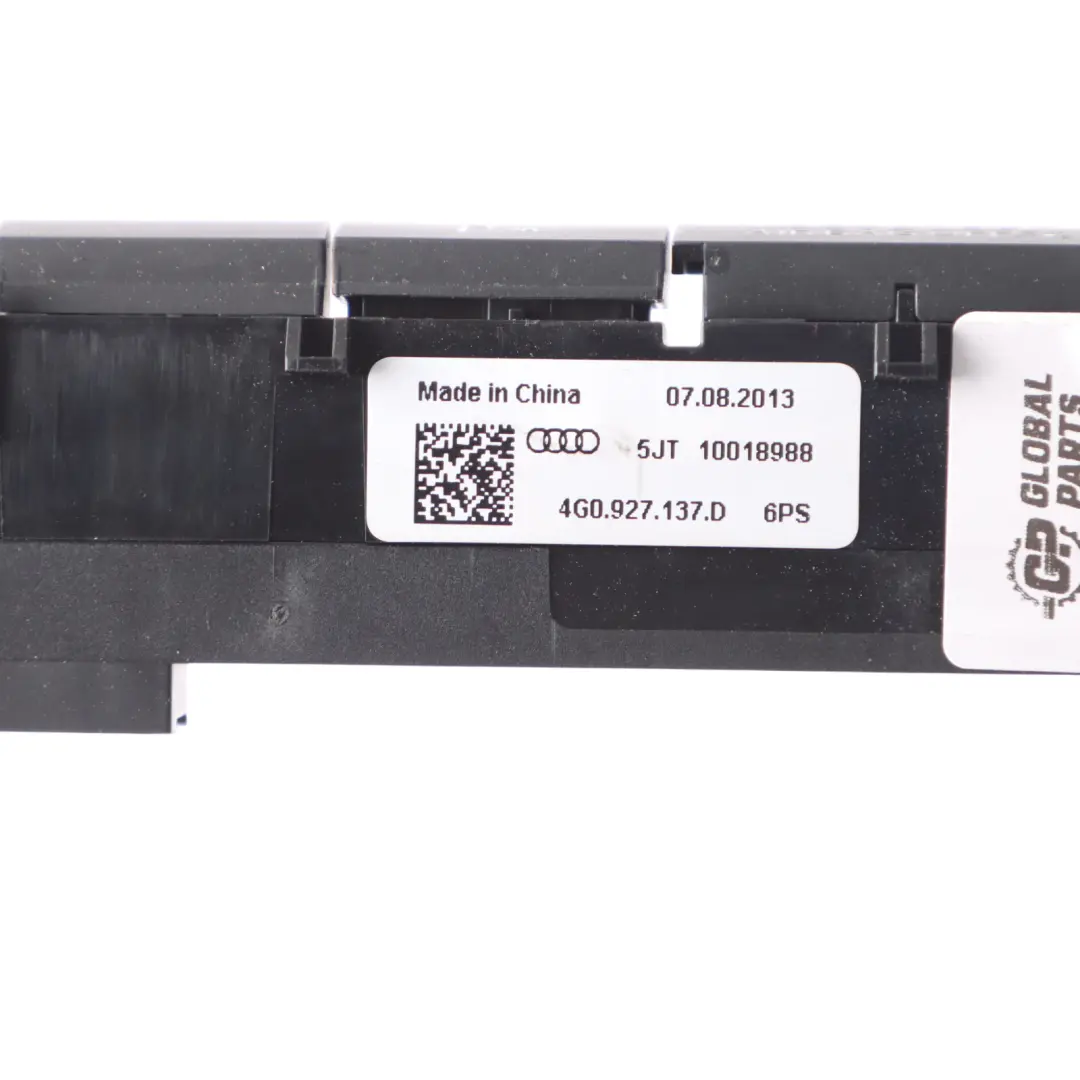 PDC Parksensor Traktionsschalter Steuertaste für Audi RS6 C7 mit Teilenummer 4G0927137D Audi RS6 C7 PDC Parksensor Traktionsschalter Steuertaste - SKU 4G0927137D - Teilenummer 4G0927137D