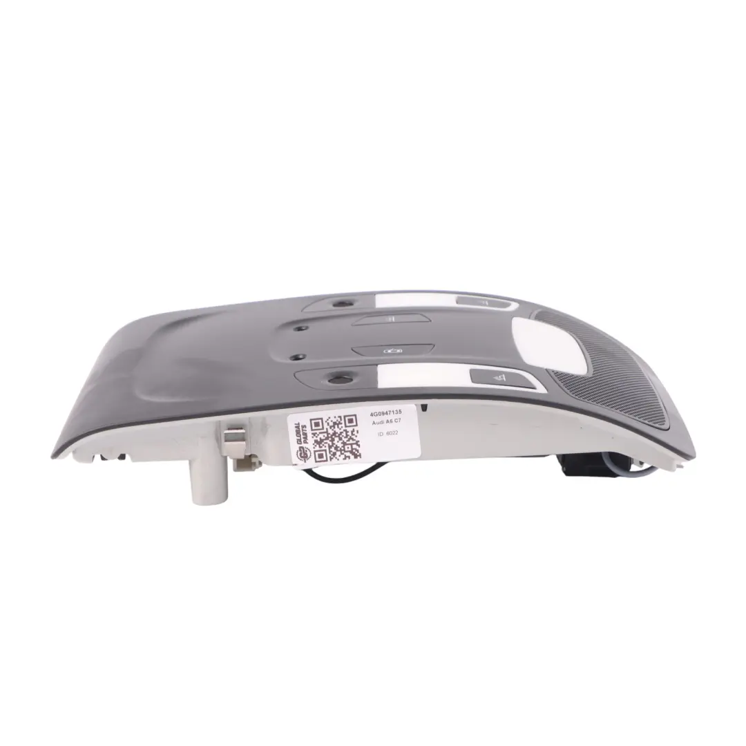 Audi A6 C7 Interior Panel De Luz De Techo Negro Luz Lectura Delantera - SKU 4G0947135 - Número de pieza 4G0947135