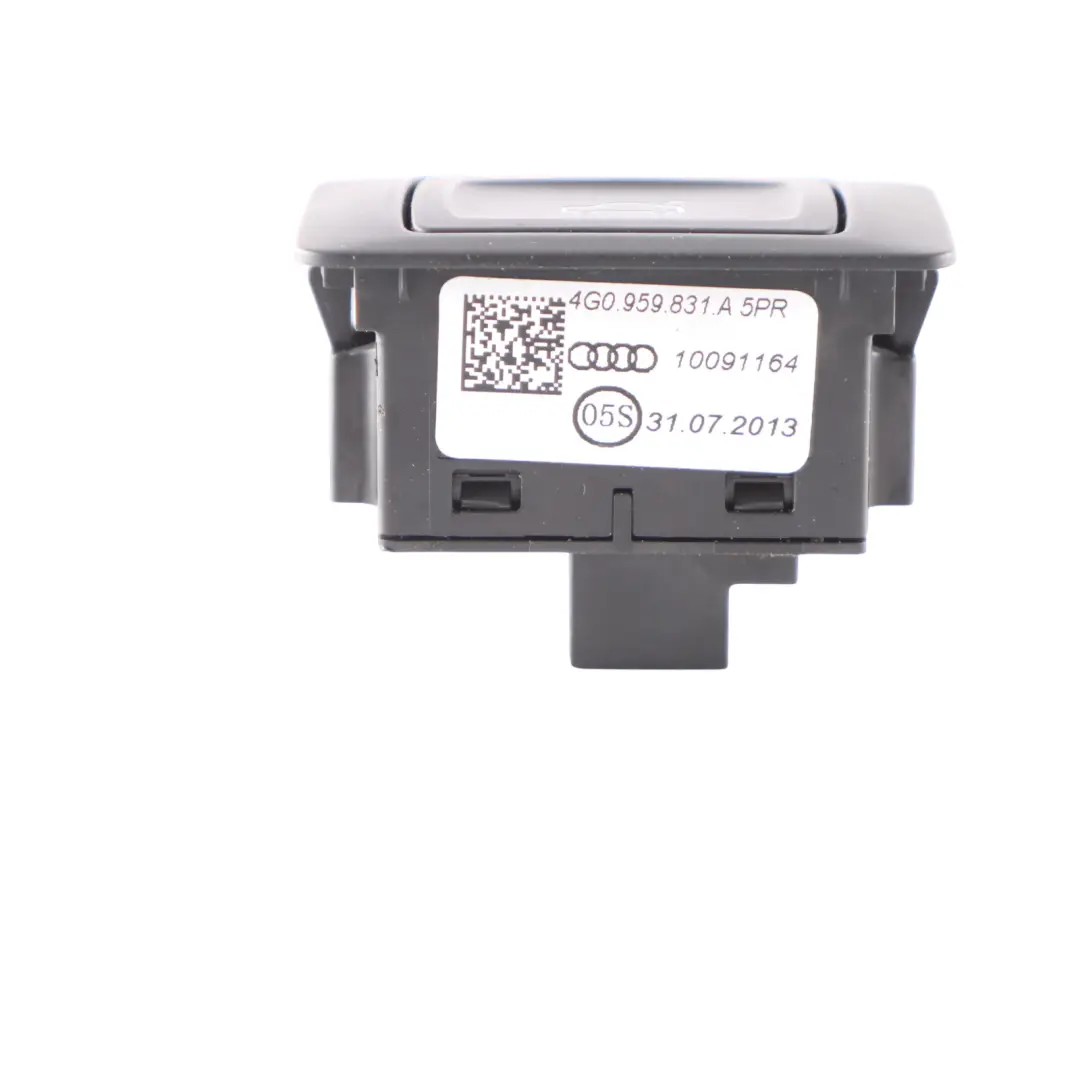 Interrupteur De Déverrouillage Coffre Pour Audi A5 8T/8F - Référence OEM 8K0959831A, 4 Broches, Remplacement
