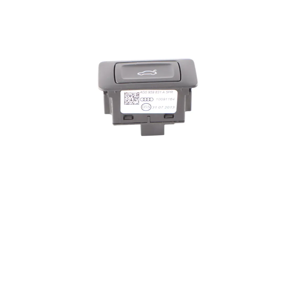 Audi Q5 8R Botón interruptor unidad tapa maletero portón trasero - SKU 4G0959831A - Número de pieza 4G0959831A