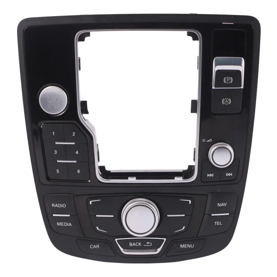 Consola Central Palanca de Cambios Interruptor Multimedia para Audi A6 C7 con número de pieza 4G2919710E Audi A6 C7 Consola Central Palanca de Cambios Interruptor Multimedia - SKU 4G2919710E - Número de pieza 4G2919710E