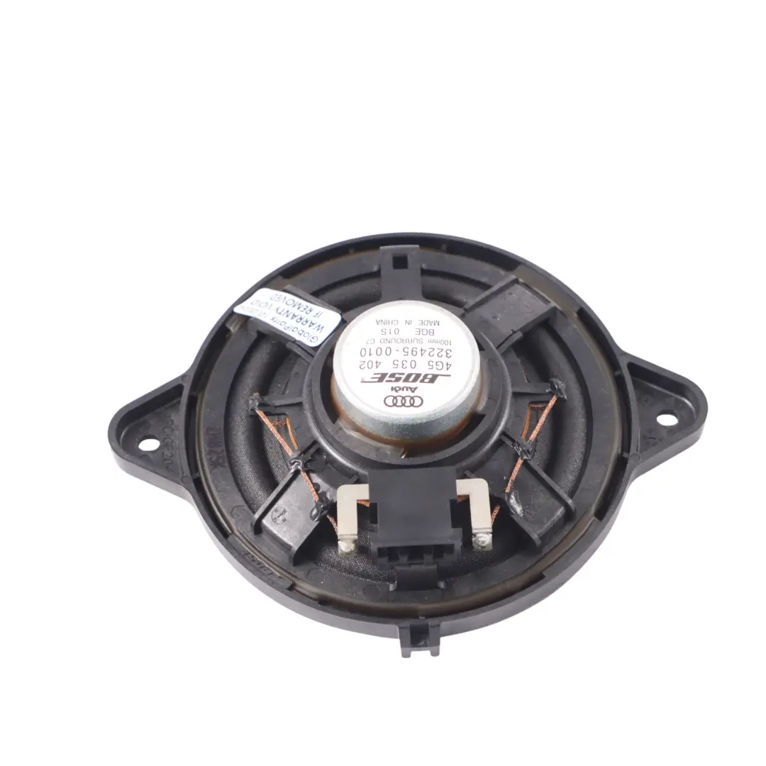 Audi A6 C7 altoparlante posteriore audio surround BOSE sinistra destra - SKU 4G5035402 - Numero di parte 4G5035402