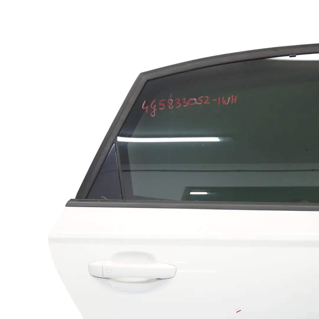 Audi A6 4G Porte arrière droite Ibis White - Y9C - SKU 4G5833052-IWH - Numéro de pièce 4G5833052