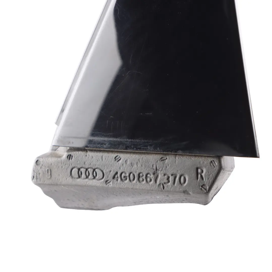 Audi A6 C7 4G Triangle Cover Trim Rear Door Right O/S High Gloss - SKU 4G5853274 - Part number 4G5853274