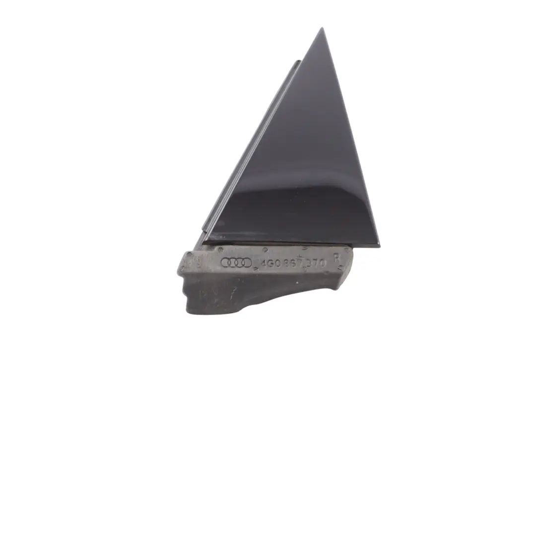 Triangle Cover Trim Rear Door Right O/S High Gloss to Audi A6 C7 4G with Part number 4G5853274 Audi A6 C7 4G Triangle Cover Trim Rear Door Right O/S High Gloss - SKU 4G5853274 - Part number 4G5853274