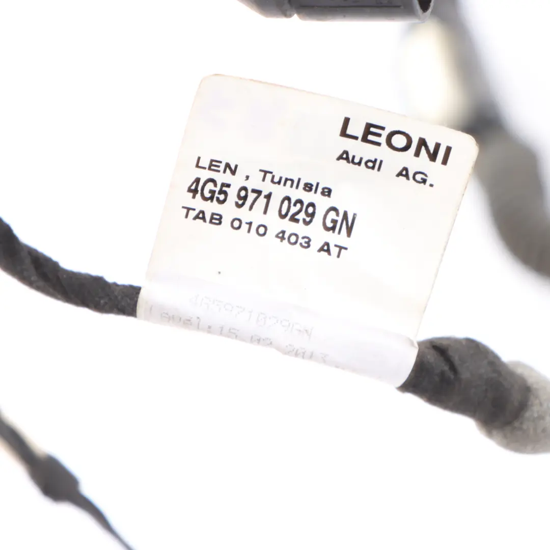 Front Door Wiring Loom Harness Cable Right O/S to Audi RS6 C7 with Part number 4G5971029GN Audi RS6 C7 Front Door Wiring Loom Harness Cable Right O/S - SKU 4G5971029GN - Part number 4G5971029GN