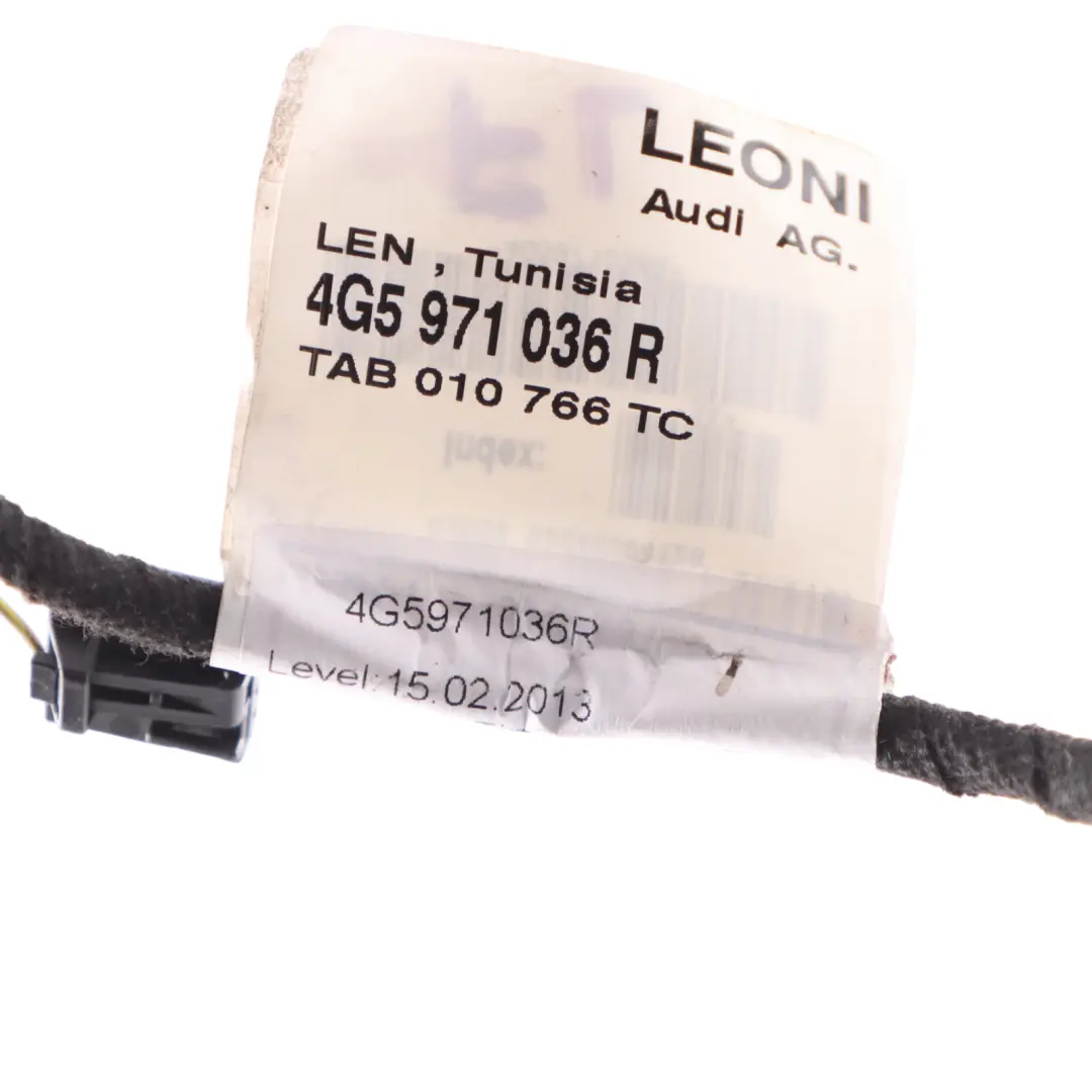 Door Wiring Front Right O/S Door Harness Loom to Audi RS6 C7 with Part number 4G5971036R Audi RS6 C7 Door Wiring Front Right O/S Door Harness Loom - SKU 4G5971036R - Part number 4G5971036R