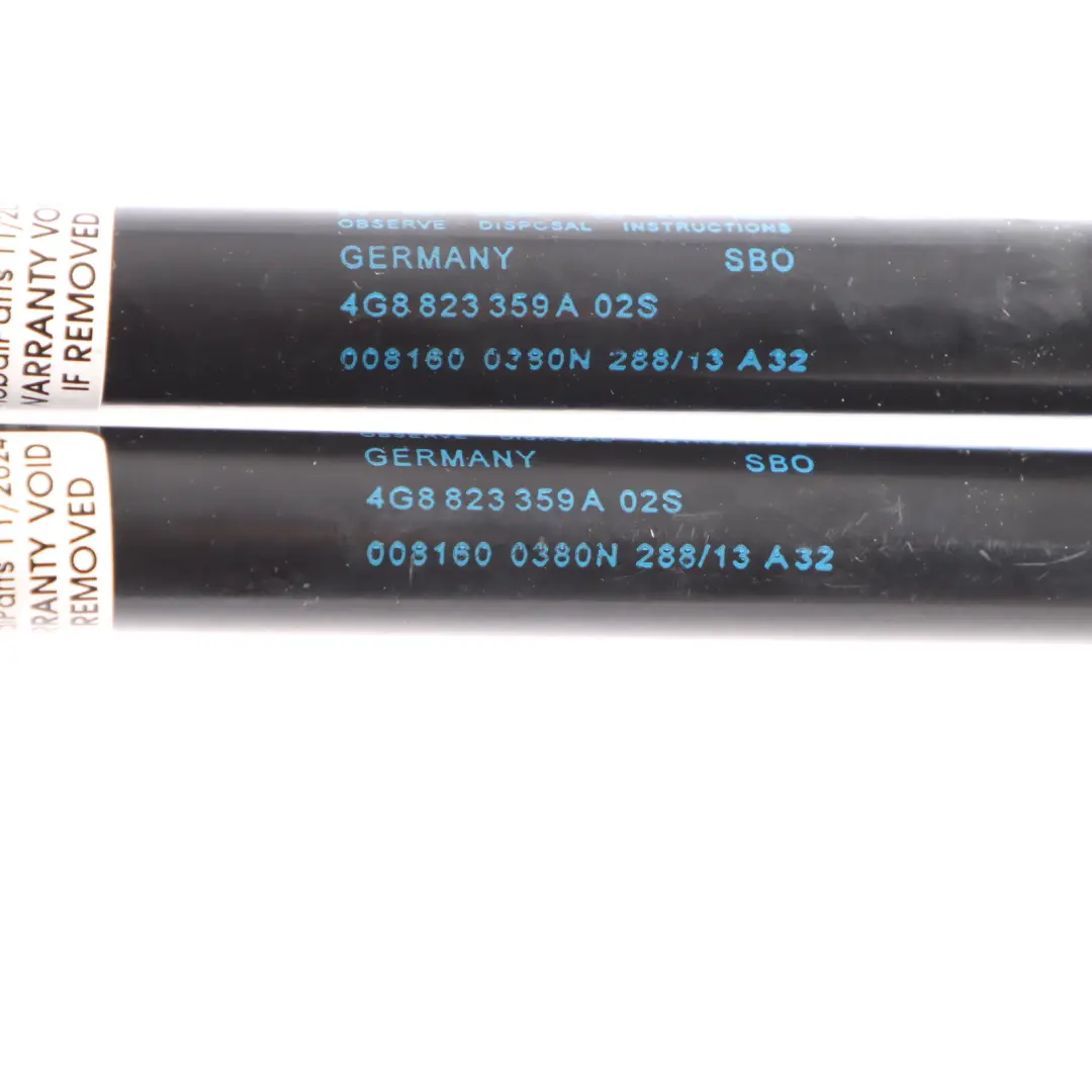 Capó Gas Strut Lift Support Izquierda Derecha Set Kit para Audi RS6 C7 con número de pieza 4G8823359A Audi RS6 C7 Capó Gas Strut Lift Support Izquierda Derecha Set Kit - SKU 4G8823359A - Número de pieza 4G8823359A