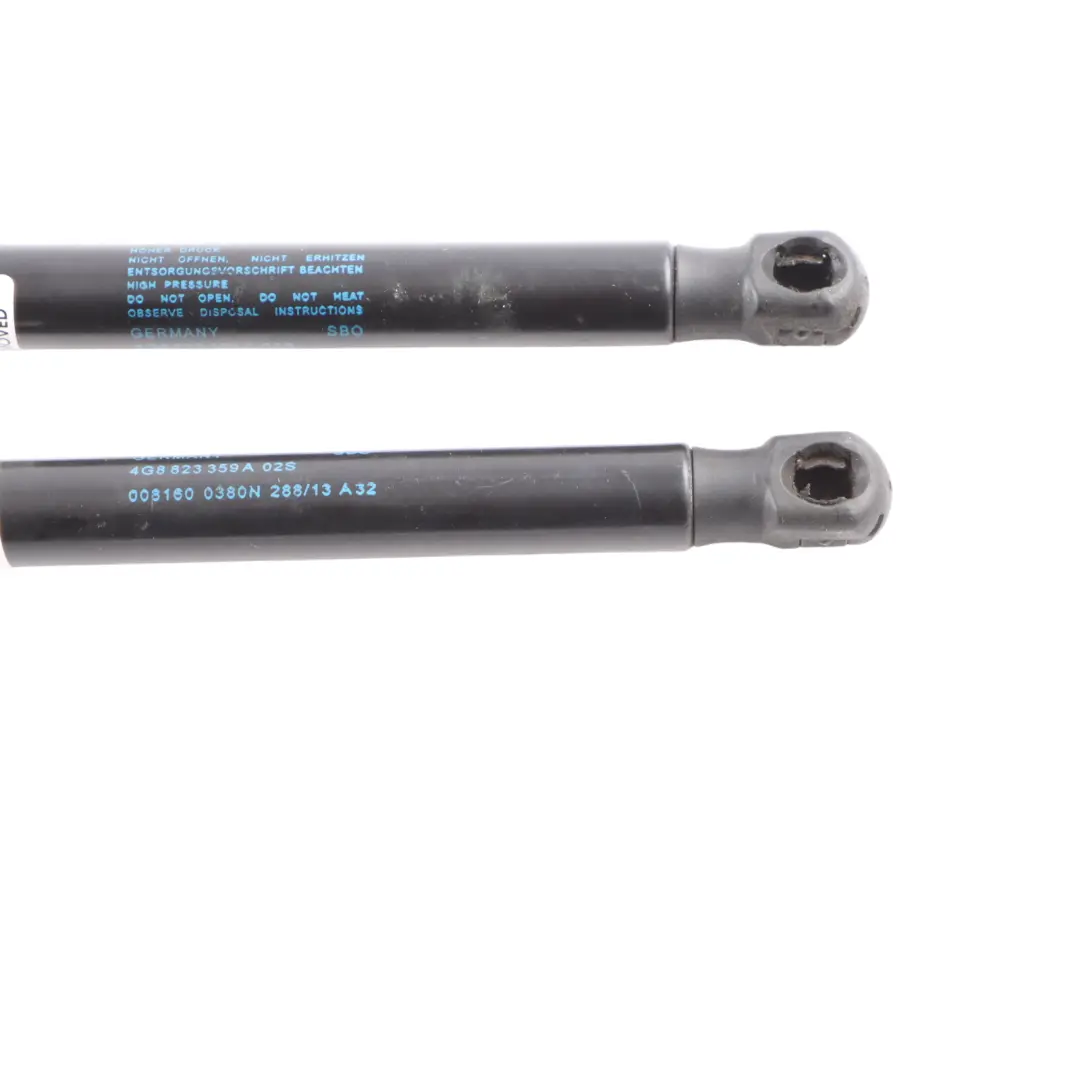 Capó Gas Strut Lift Support Izquierda Derecha Set Kit para Audi RS6 C7 con número de pieza 4G8823359A Audi RS6 C7 Capó Gas Strut Lift Support Izquierda Derecha Set Kit - SKU 4G8823359A - Número de pieza 4G8823359A