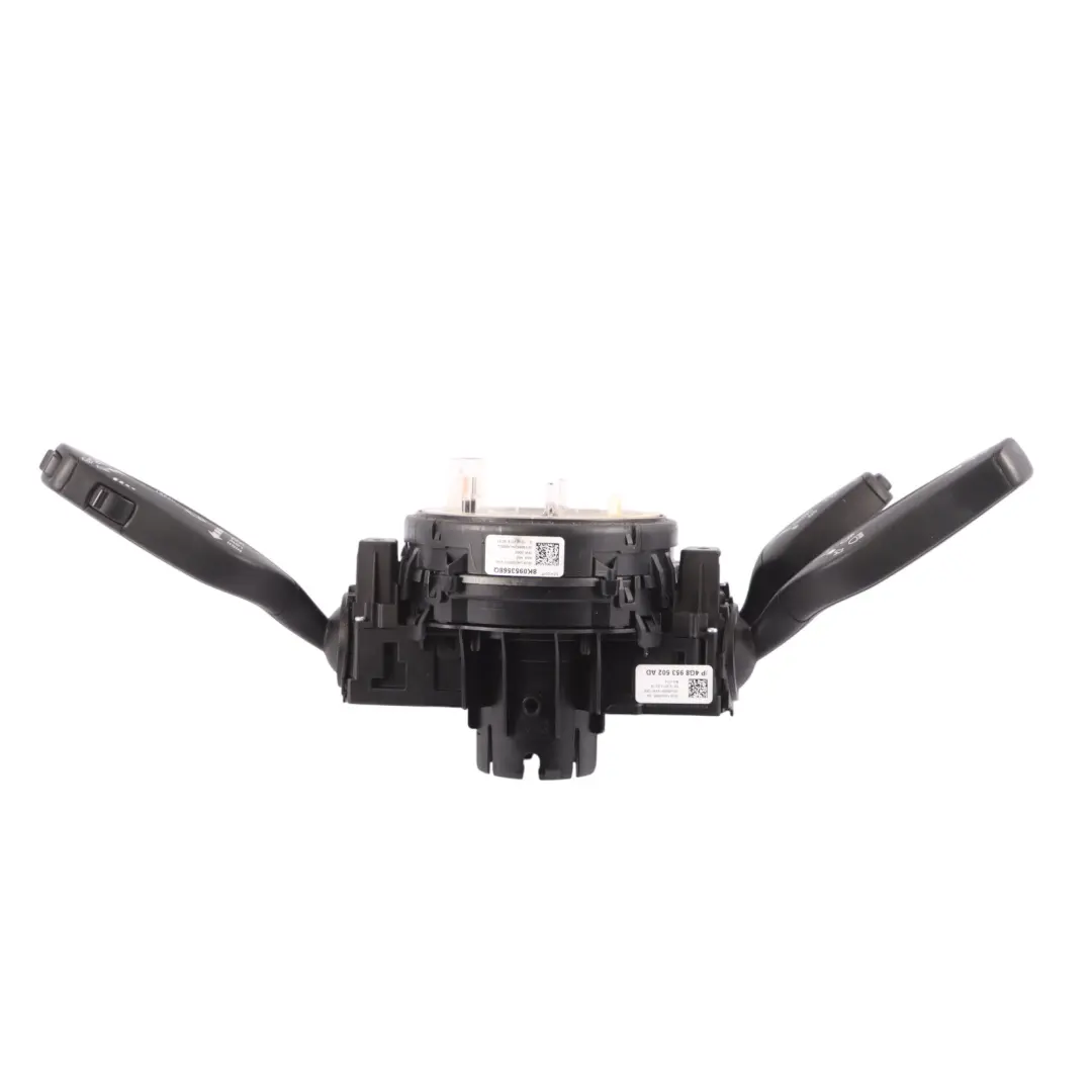 Interruptor Indicador Stalk Squib Anillo Control Crucero para Audi Q5 8R con número de pieza 4G8953502AD Audi Q5 8R Interruptor Indicador Stalk Squib Anillo Control Crucero - SKU 4G8953502AD - Número de pieza 4G8953502AD