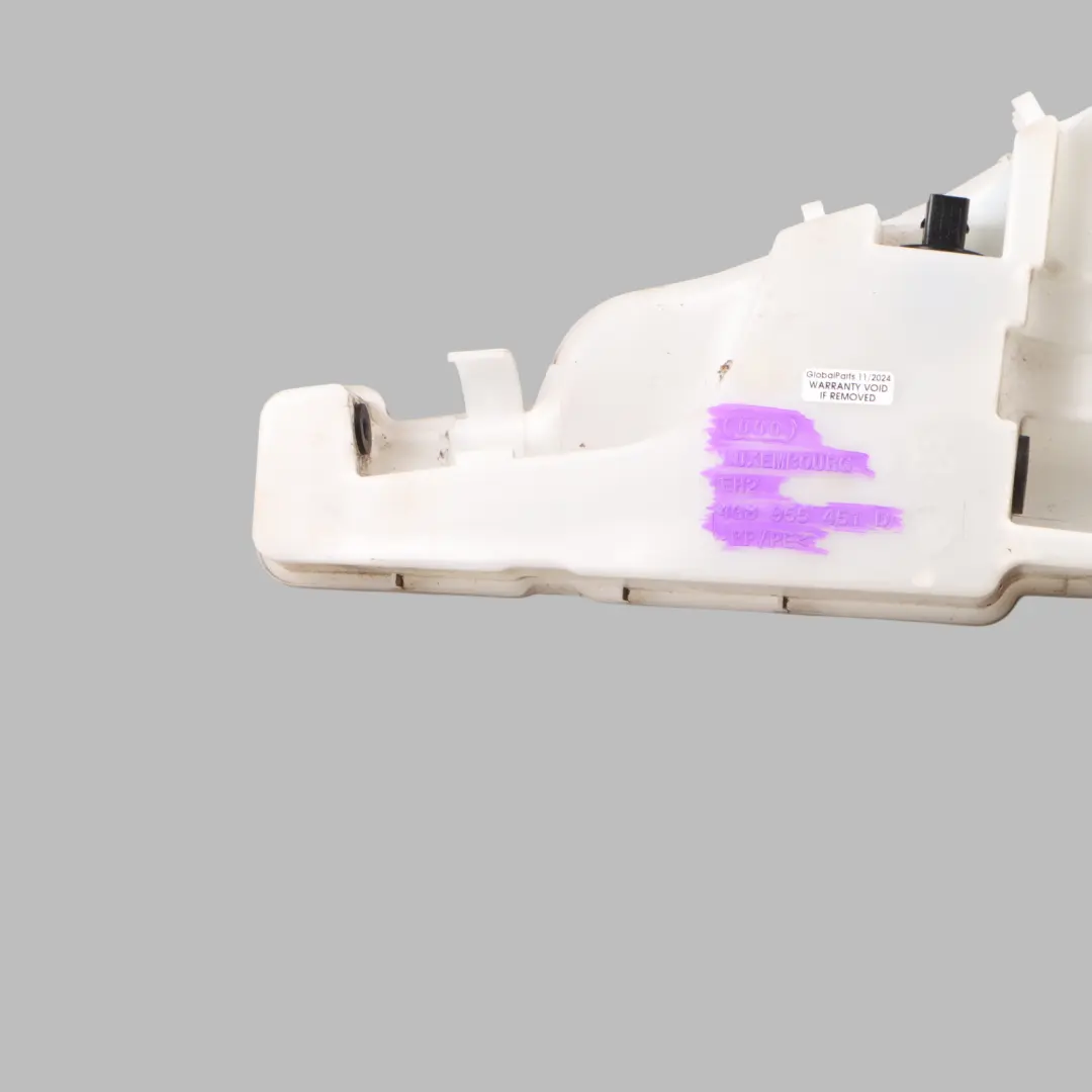 Windscreen Washer Fluid Bottle Reservoir Tank to Audi RS6 C7 with Part number 4G8955451D Audi RS6 C7 Windscreen Washer Fluid Bottle Reservoir Tank - SKU 4G8955451D - Part number 4G8955451D