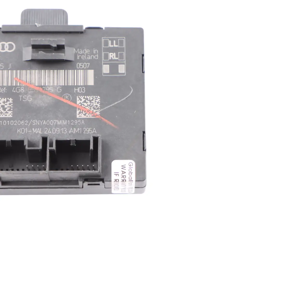 Unité de module contrôle portes arrière ECU gauche droite pour Audi A6 C7 à propos du numéro de pièce 4G8959795G Audi A6 C7 Unité de module contrôle portes arrière ECU gauche droite - SKU 4G8959795G - Numéro de pièce 4G8959795G