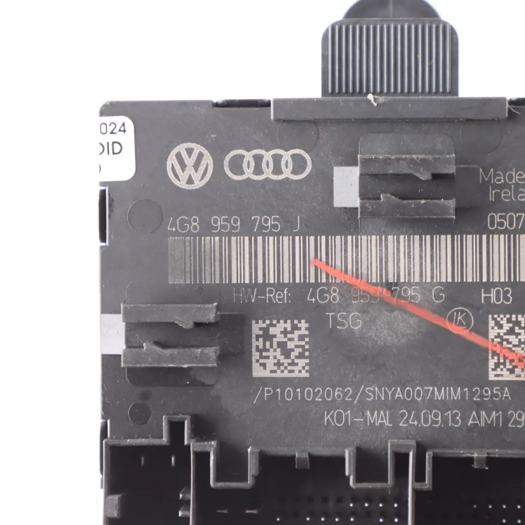 posteriore porta modulo controllo ECU sinistra destra per Audi A6 C7 con numero di parte 4G8959795G Audi A6 C7 posteriore porta modulo controllo ECU sinistra destra - SKU 4G8959795G - Numero di parte 4G8959795G
